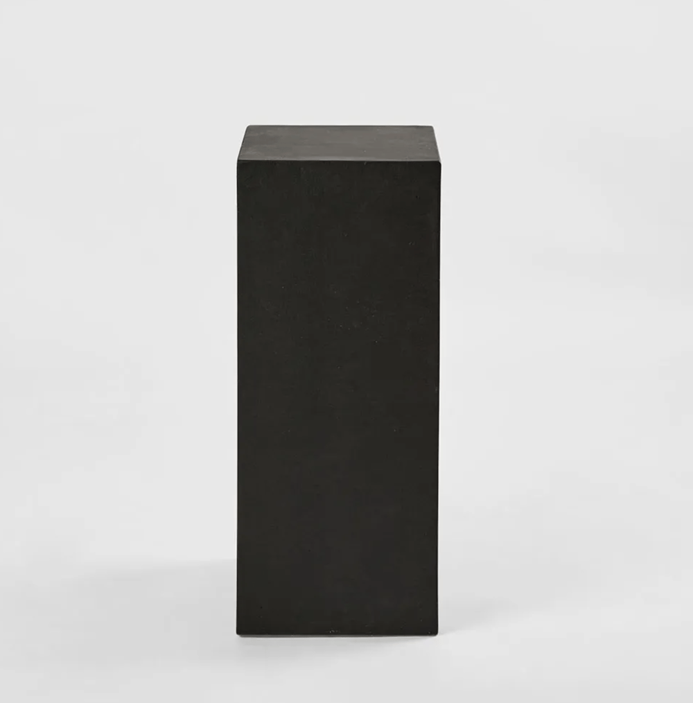 Image of Black Garden Plinth 