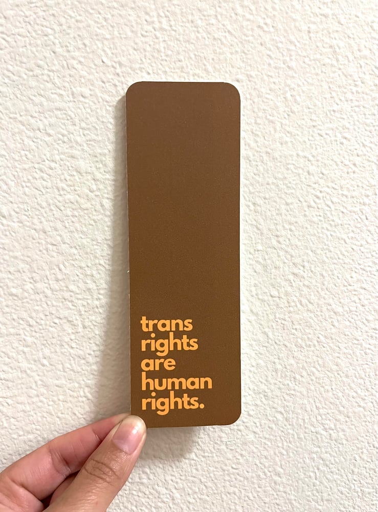Image of Trans Rights Bookmark