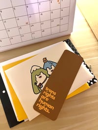 Image 2 of Trans Rights Bookmark