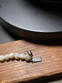 Image 2 of Vintage 1928 Faux Pearl Heart Pendant Necklace