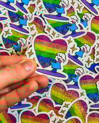 Image 2 of Autocollant - Queer love