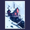 SNOW CABIN PRINT