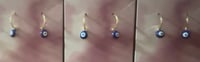 NAZAR STAINLESS STEEL PLATED EARRINGS 