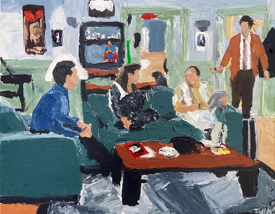 Image of “Jerry’s apartment “ original on canvas