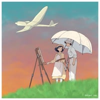 Image 1 of Studio Ghibli 2013 The Wind Rises Miyazaki Fine Art Print