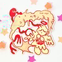 Image 1 of FLESH ANGEL CLEAR STICKER