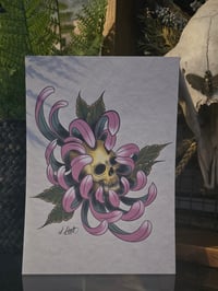 Image 1 of A5 Skull Tattoo Print