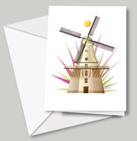 Image 1 of NEU! Historische Mühle Klappkarte