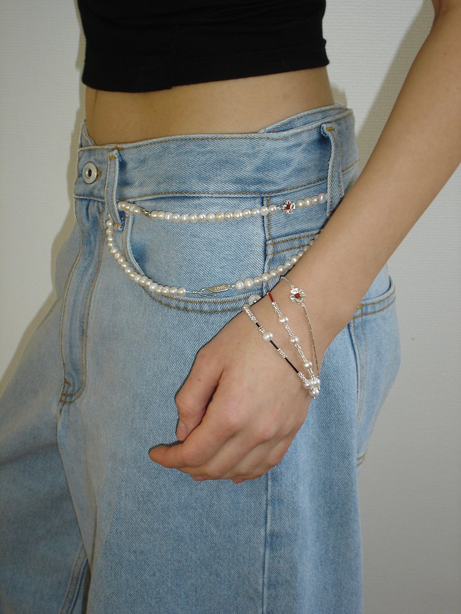 IMPLY — LOWOOL - Red Cross Silver Bracelet