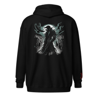 Image 1 of Crow Heavy zip Hoodie