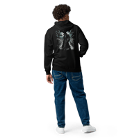 Image 4 of Crow Heavy zip Hoodie