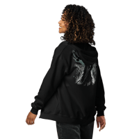 Image 5 of Crow Heavy zip Hoodie