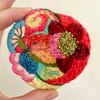 The Bird Garden Hand Embroidered Brooch