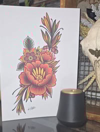 Image 1 of Floral Tattoo Print