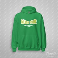 Image 2 of TAPE HEAD - BACK - GREEN - HOODIE
