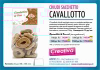 Chiudi sacchetto a cavallotto