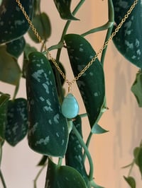 Image 1 of Green Adventurine in Gold 