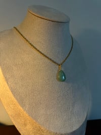 Image 4 of Green Adventurine in Gold 