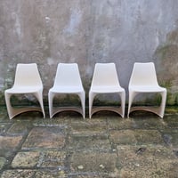 Image 1 of Lot de 4 chaises en plastique par Steen Ostergaard pour Cado