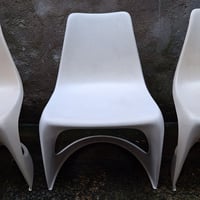 Image 4 of Lot de 4 chaises en plastique par Steen Ostergaard pour Cado