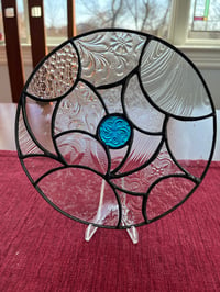 8” Round Clear Tapestry