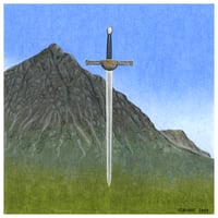 Image 1 of Highlander 1986 Sword of Connor Macleod Fine Art Print