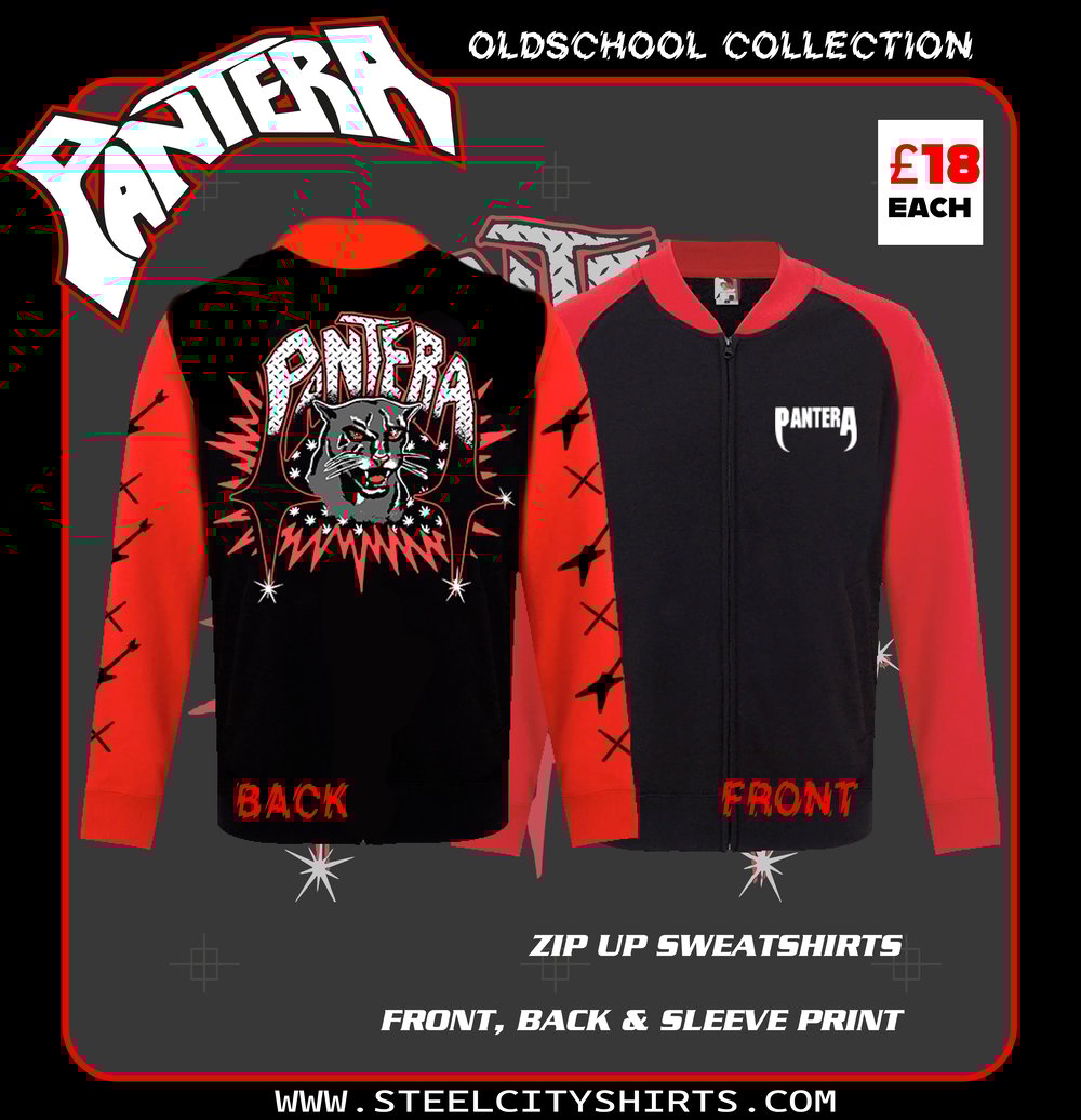 PANTERA Zip-up sweatshirt