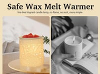 Image 4 of Soft Glow Wax Melt Warmer – 2-in-1 Electric Melter