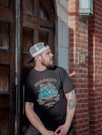 Image 5 of Mr. Death Black/White Trucker Hat
