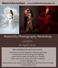 Maternity Photography Workshop London 26 April 2025