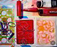 Image 2 of Discover the art of  Gelliprinting and make a book at Clevedon Craft Centre 08/03/25