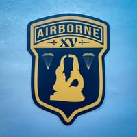 15th Airborne Hell Paratroopers Emblem Sticker