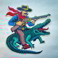 Image 3 of Mad Gator Morgan Sticker
