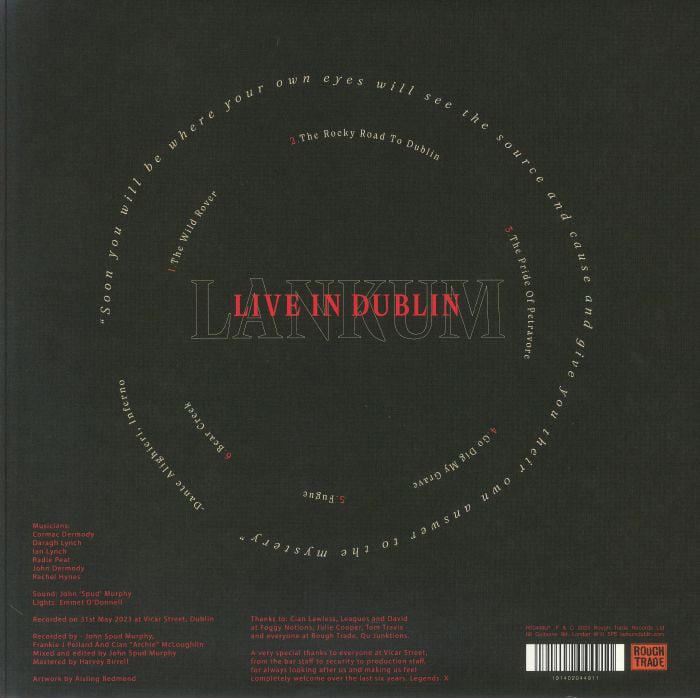 LANKUM Live in Dublin LP | Lankum Music