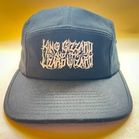 Image 1 of Metal KGLW - White on Black 5-Panel Hat
