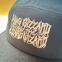 Image 2 of Metal KGLW - White on Black 5-Panel Hat