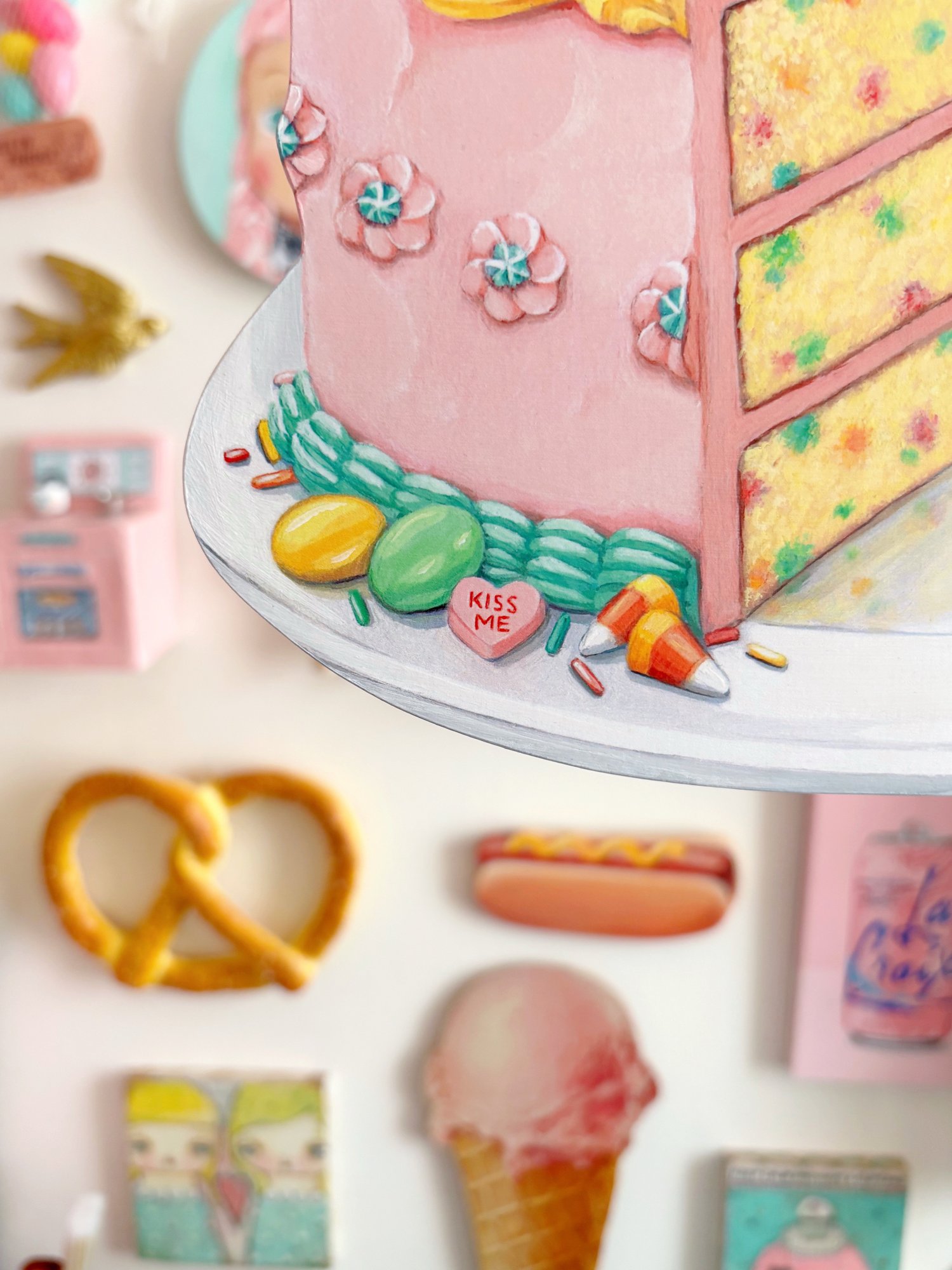 Image of Everyday is a Holiday Funfetti cake plaque