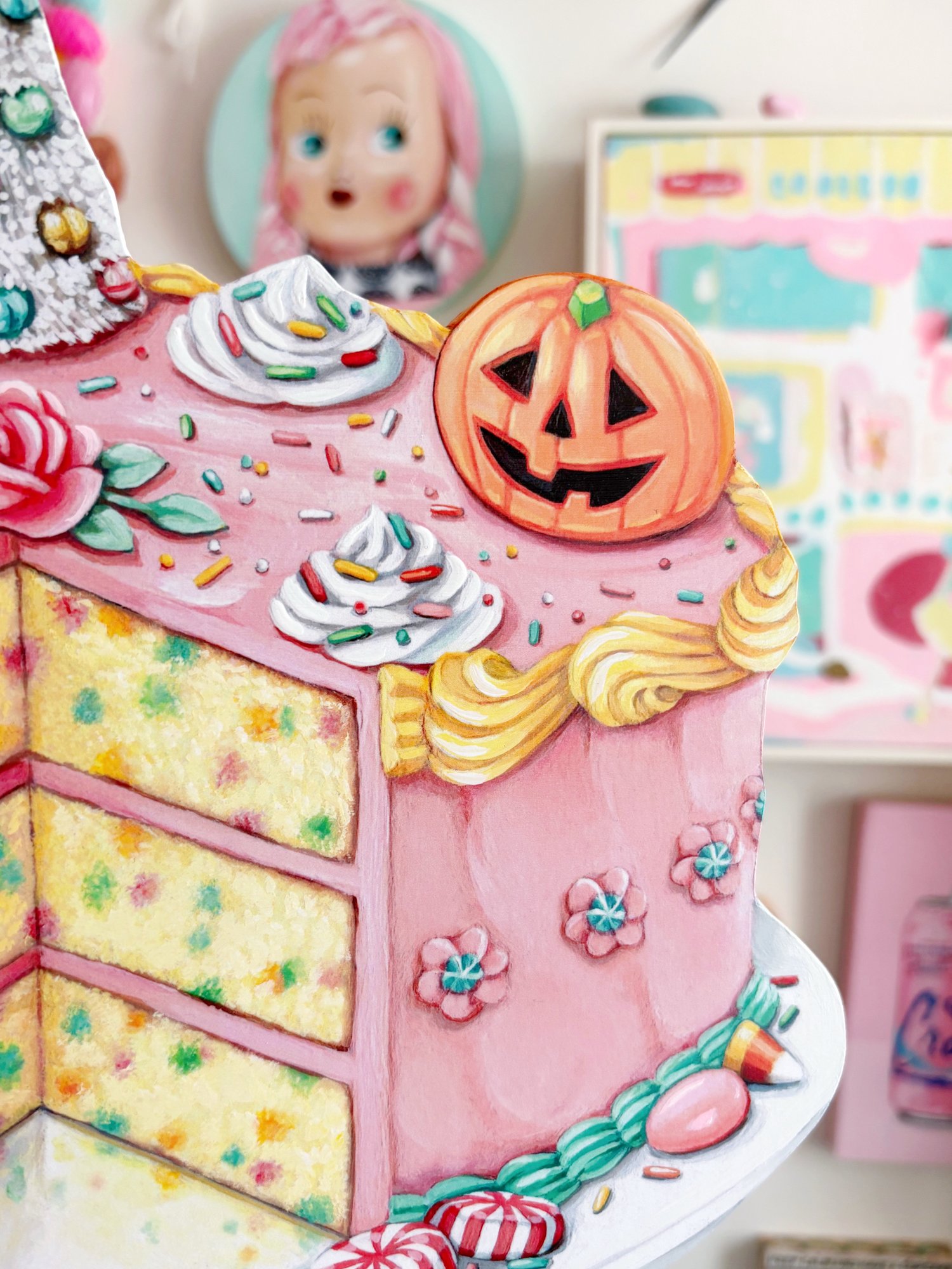 Image of Everyday is a Holiday Funfetti cake plaque