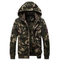 Image 1 of Casual Men's Jacket Camouflage Printed Outerwear