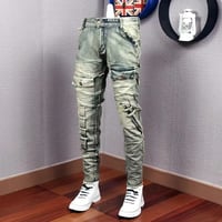 Image 1 of Men's Personality All-matching Fashion Casual Ripped Jeans