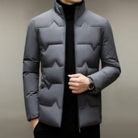 Image 1 of Men's Thickened Cotton-padded Coat Middle-aged Dad Cotton-padded Jacket