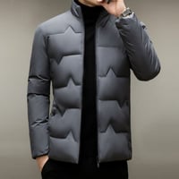 Image 2 of Men's Thickened Cotton-padded Coat Middle-aged Dad Cotton-padded Jacket