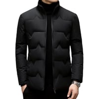 Image 3 of Men's Thickened Cotton-padded Coat Middle-aged Dad Cotton-padded Jacket