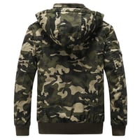 Image 4 of Casual Men's Jacket Camouflage Printed Outerwear