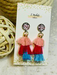 Image 2 of Pink Leopard Earrings (2)