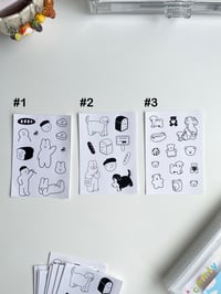 Image 5 of All B&W doodles 🤍 sticker sheets