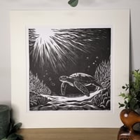Image 2 of Reef Explorer Large Lnoprint