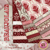 Image 3 of BEAUJOLIAIS 21pc Sampler Box by Sue Daley for Penny Rose Fabrics