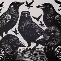 Image 3 of The Gang Medium Linoprint