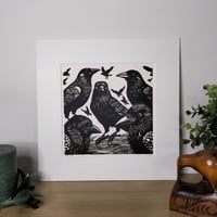 Image 1 of The Gang Medium Linoprint